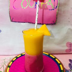 Mango sunrise smoothie(eid and afftars) A picture of Mango sunrise smoothie(eid and afftars).