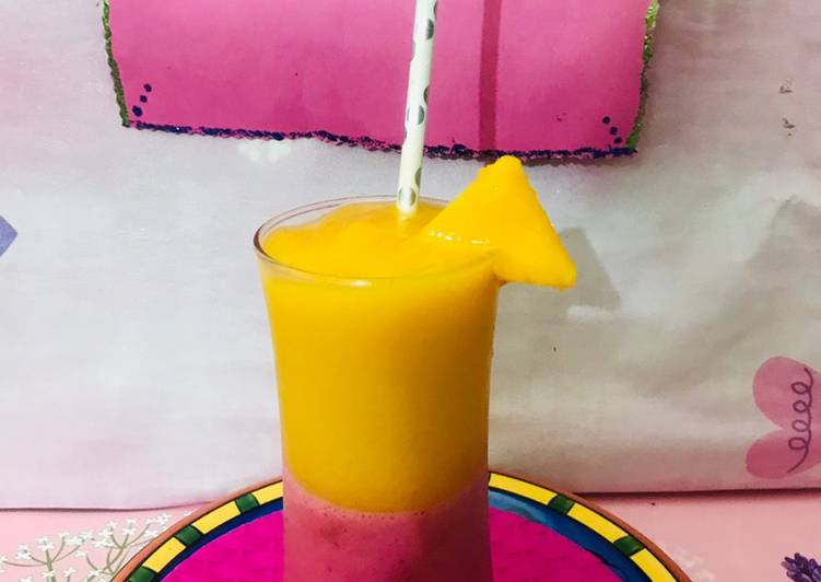 Mango sunrise smoothie(eid and afftars)