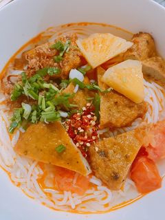 Hình của món Bún chả cá.