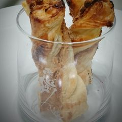 A picture of Twisted Peanut Butter Puff Pastry.