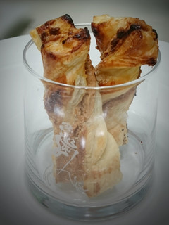 A picture of Twisted Peanut Butter Puff Pastry.