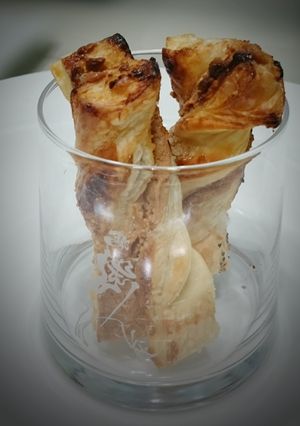 A picture of Twisted Peanut Butter Puff Pastry.