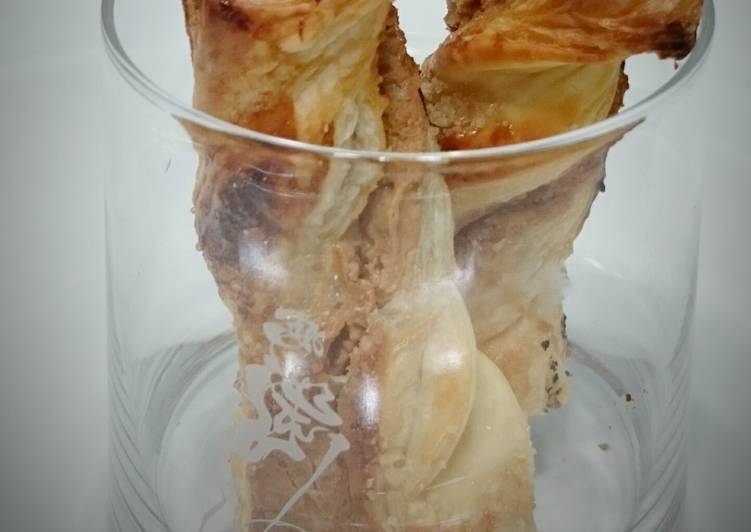 Recipe of Homemade Twisted Peanut Butter Puff Pastry