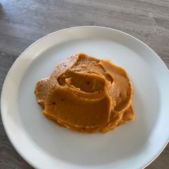 A picture of Sweet potato cauli mash 🍠.