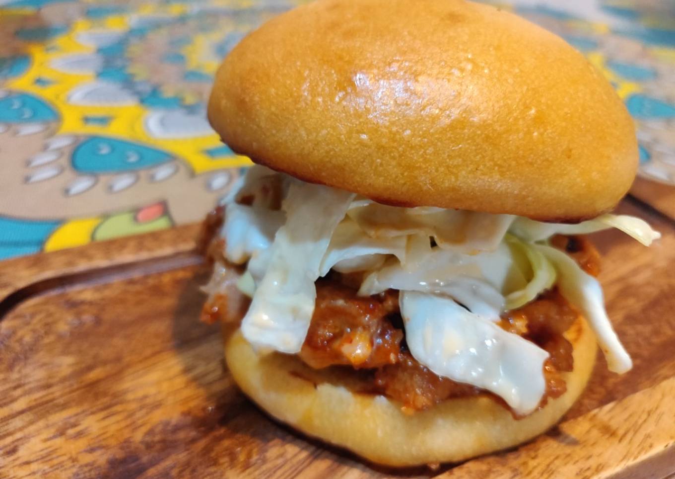 Korean Style Pulled Pork Sandwich