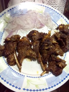 A picture of Fry Mutton Chops by Nancy.