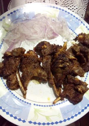 A picture of Fry Mutton Chops by Nancy.