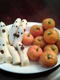 Halloween Banana "Ghosts and Tangerine "Pumpkins"