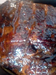 A picture of Glazed Ham.