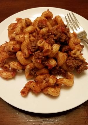 A picture of Simple American Chop Suey / American Goulash.