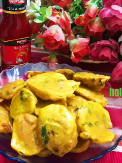 A picture of Simple Kenyan Cayenne Bhajia.