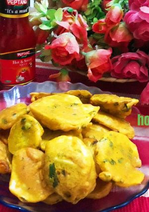 A picture of Simple Kenyan Cayenne Bhajia.