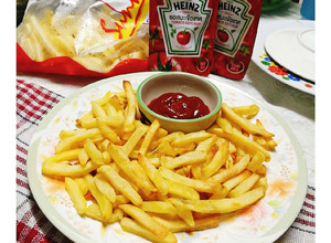 รูปของ 🍟เฟรนช์ฟรายส์ทอดไร้น้ำมัน - Straight Cut Fries in Air fryer
