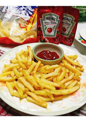 รูปของ 🍟เฟรนช์ฟรายส์ทอดไร้น้ำมัน - Straight Cut Fries in Air fryer