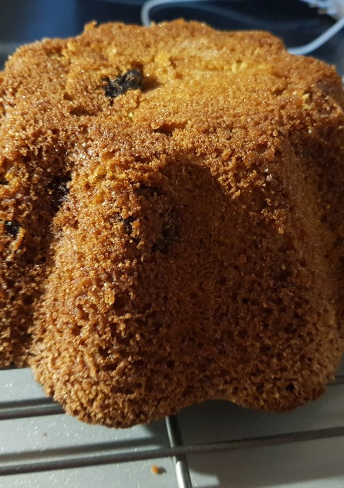 Una foto de Mini torta integral con zucchini y pasas de uva!