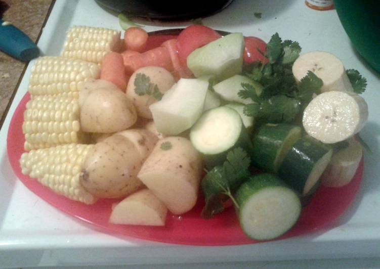 Simple Way to Make Favorite Caldo de pollo ( carribean style chicken soup/stew)