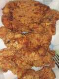Sharon's golden fried TURKEY chops