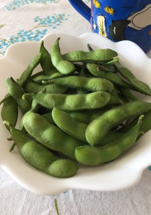 Hình của món Đậu Nành Luộc Edamame.