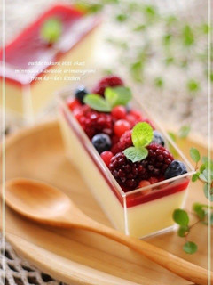 A picture of Mango Orange Cheese Mousse.