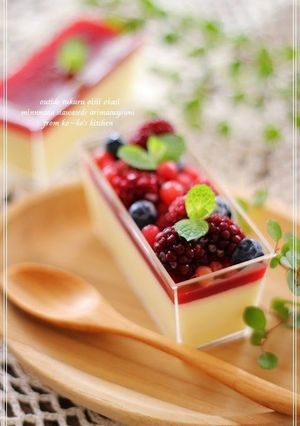 A picture of Mango Orange Cheese Mousse.