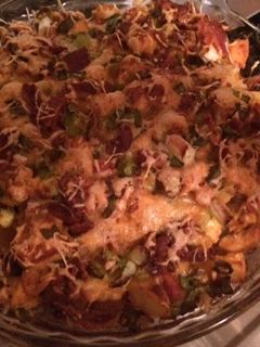 A picture of Loaded Baked Potatoes & Buffalo Chicken Casserole.