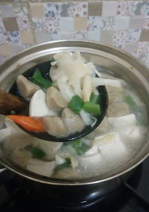 Foto resep Sup tahu pedas