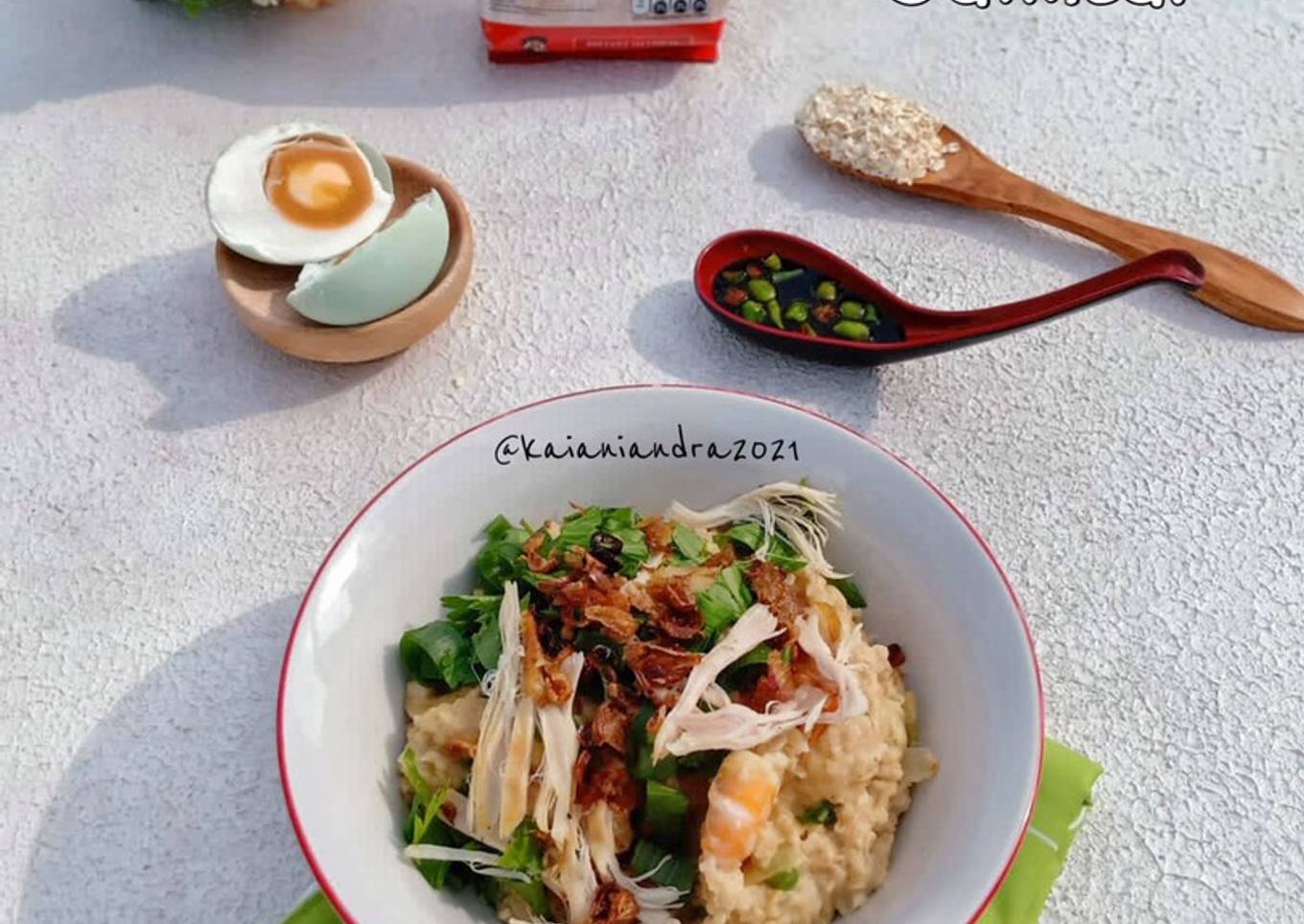 Bubur Ayam Oatmeal