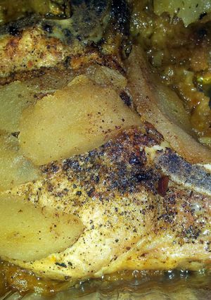 A picture of Sheree's Southern Pork Chops.