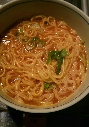 A picture of Instant Ramen (Only One Bowl to Wash).