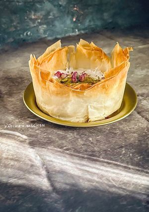 A picture of Baklava Cheesecake.