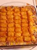 Tator Tot hotdish for ONE! (Unless you want to share)