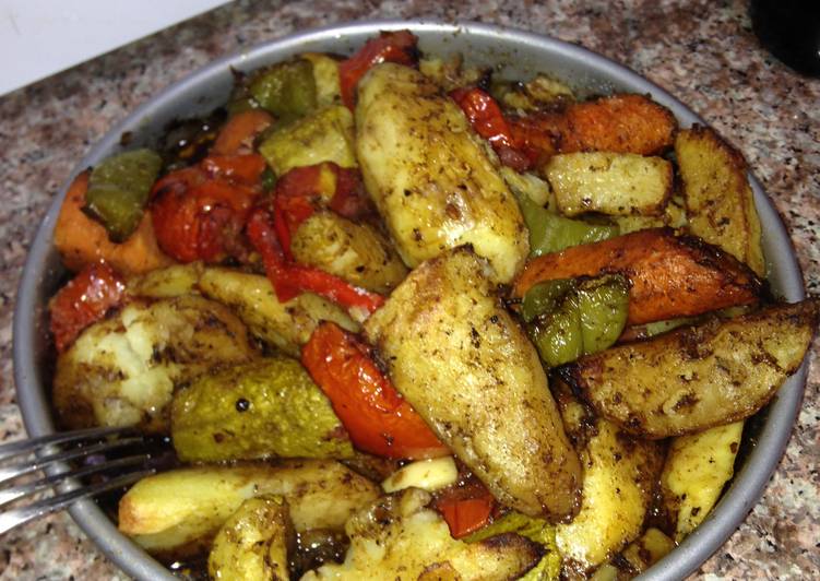 Simple Way to Prepare Homemade Roasted Vegetables