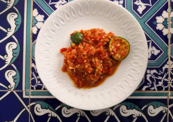 Resep Sambal Terasi Jeruk Limo oleh Yakub Cookpad