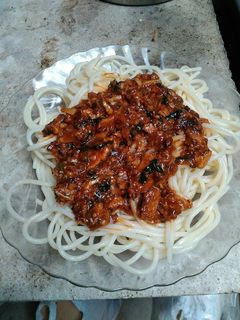 Foto resep Spaghetti saos sarden