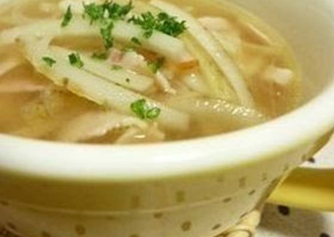 Burdock Root Consomme Soup Recipe by cookpad.japan - Cookpad