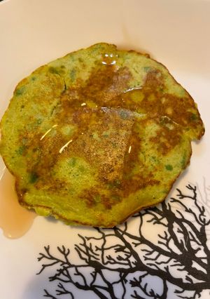 A picture of Avocado pancakes.