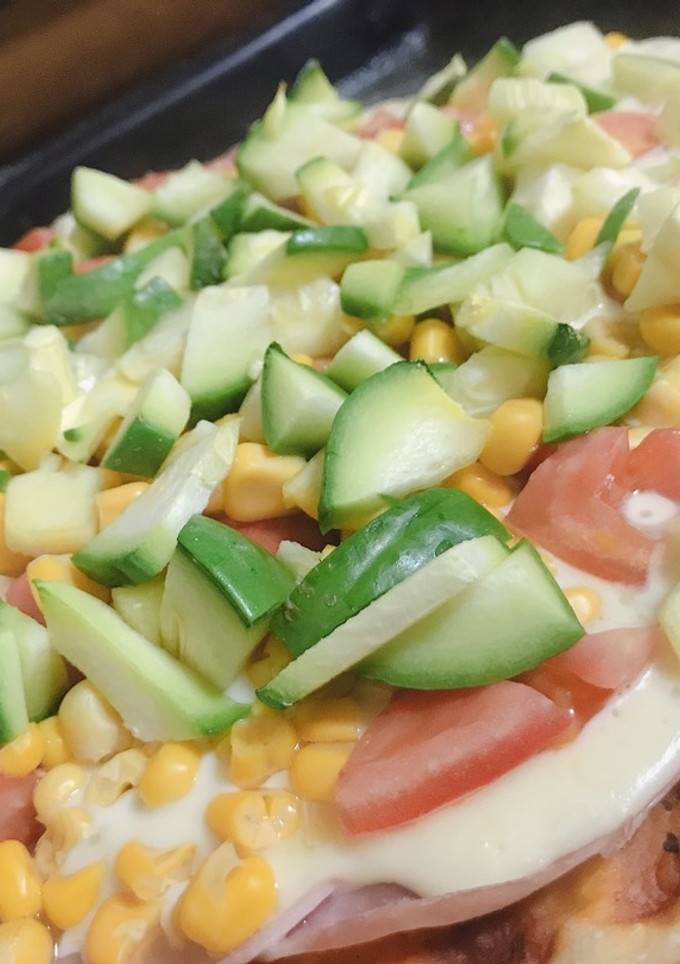 Una foto de ¡Pizzalada! Pizza con vegetales