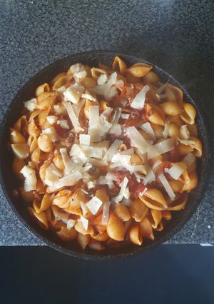 A picture of Conchiglie Bolognese.