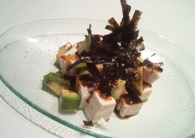 Tofu and Avocado Japanese Salad Recipe