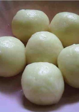 A picture of Soft Dumplings with Mochiko and Tofu.