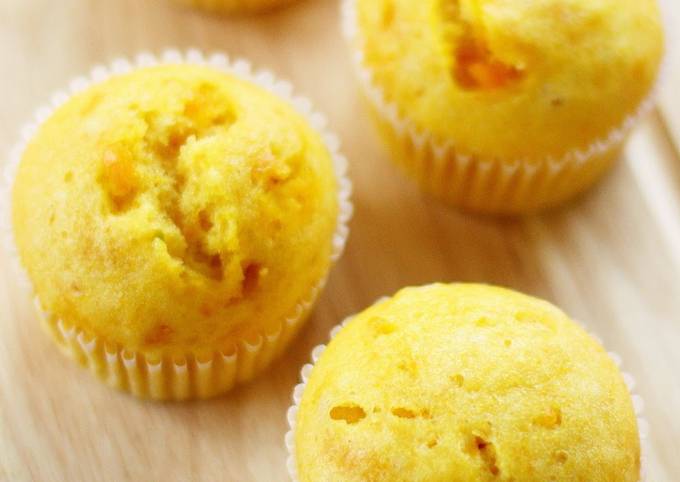 Fluffy Kabocha Squash Steamed Mini Cakes