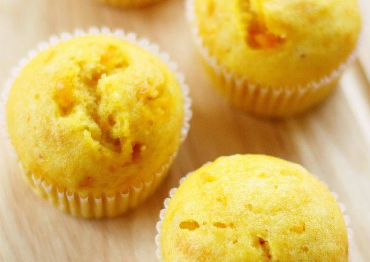 Easiest Way to Cook Appetizing Fluffy Kabocha Squash Steamed Mini Cakes