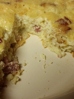 A picture of Bacon & Swiss Quiche (gluten-free).