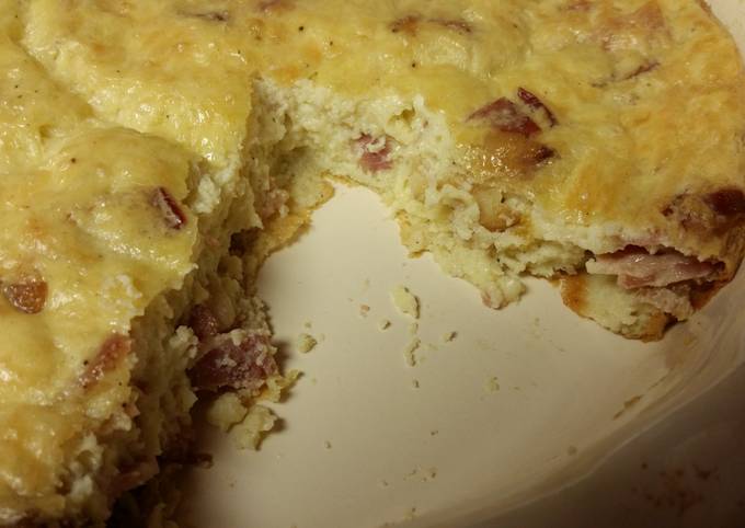 Bacon & Swiss Quiche (gluten-free)