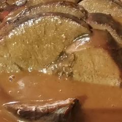 A picture of Haunch of venison oven roast.