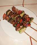 Brochetas de res
