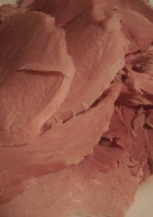 A picture of Mandys boiled ham.