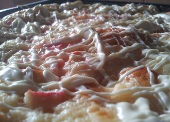 How To Cooking Recipe Rhubarbvanillacake Restaurant Style