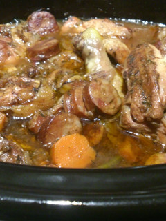A picture of Spicy Slow Cooker Chicken Stew.