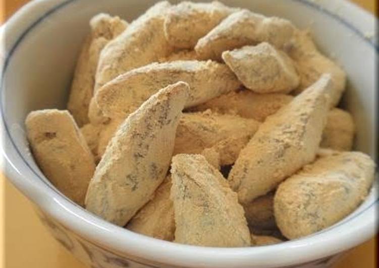 Steps to Make Homemade Genkotsu Soybean Flour Bites with Honey